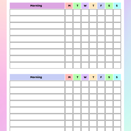 Little Helper Planner – Kids Chore Chart & Routine Organizer | Canva Template (Instant Download)