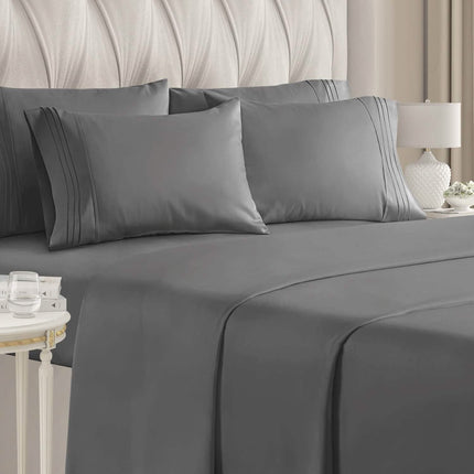 6-Piece Set: Hotel Luxury Bed Sheets