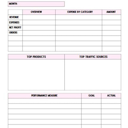 Girl Boss Planner | 60+ Pages Printable & Editable in Canva