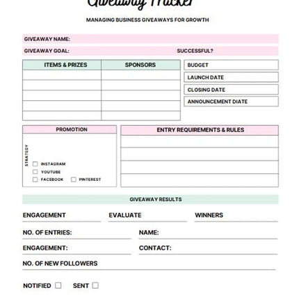 Shopify Store Planner | 60 Pages Printable & Editable