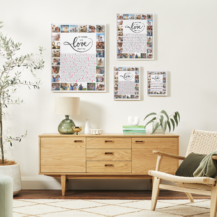 60 Things We Love About You – 60th Birthday Custom Wall Art Template