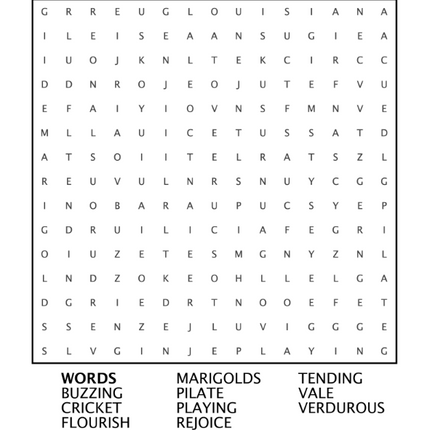 50 Spring Word Search Puzzles with Answers – Instant Download