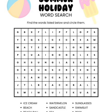 Summer Activity Book for Kids – 50-Page Canva Template with Coloring, Puzzles & Journal Prompts