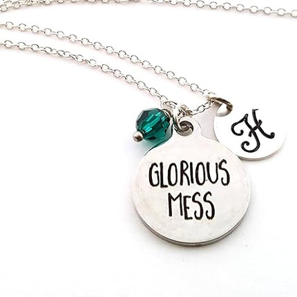 Glorious Mess Charm Necklace - Personalized Sterling Silver Jewelry
