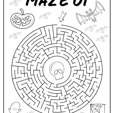 Spooky Smart Halloween Activity Book for Kids – 130+ Pages (PDF Download)