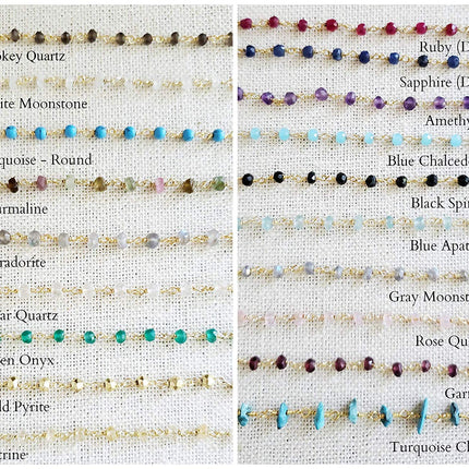 Blue Chalcedony Gemstone 14k Gold Filled Bracelet
