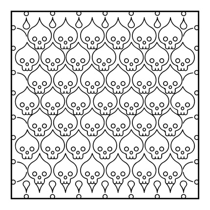 Comfy Halloween Pattern Coloring Book – Bold & Easy Designs (110 Pages, Instant Download PDF)