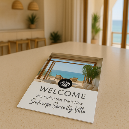 Editable Airbnb Welcome Booklet Template – 40 Pages of Customizable Guest Essentials