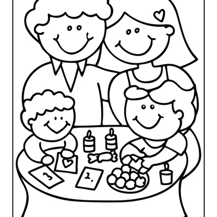 Father’s Day Coloring Book for Kids – 100 Printable Pages to Gift Dad