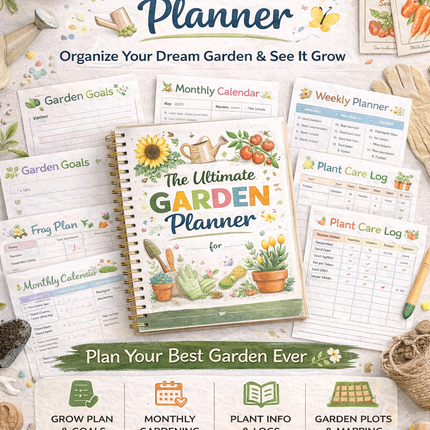 Ultimate Garden Planner – 40+ Page Canva Template