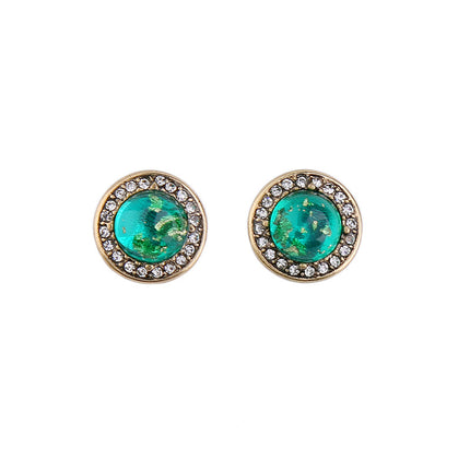 Claire Circle Stud Earrings