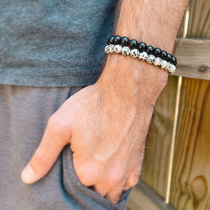 Gemstone Beaded  Stretch Bracelets