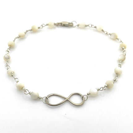 Infinity Bracelet – One-of-a-Kind Sterling Silver Wire Wrapped Jewelry