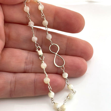 Infinity Bracelet – One-of-a-Kind Sterling Silver Wire Wrapped Jewelry