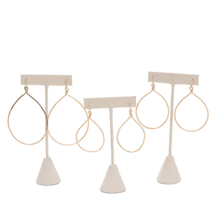 Hand-Forged Hammered Hoop Earrings