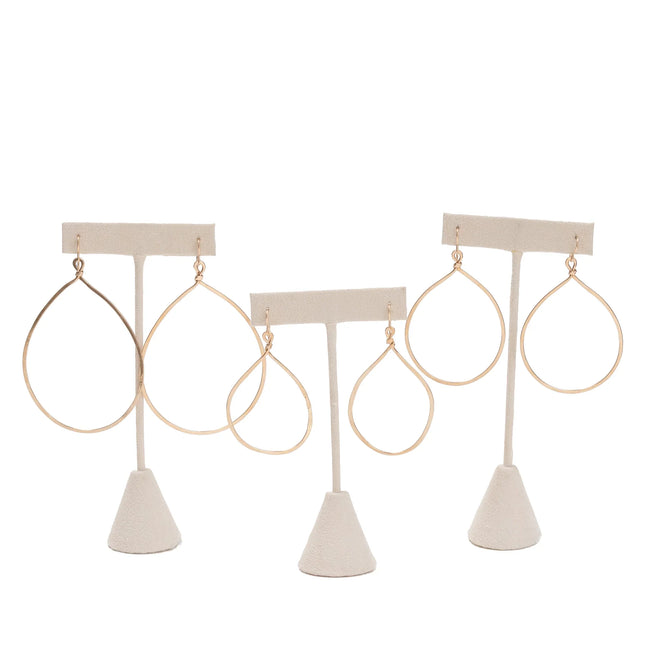Hand-Forged Hammered Hoop Earrings