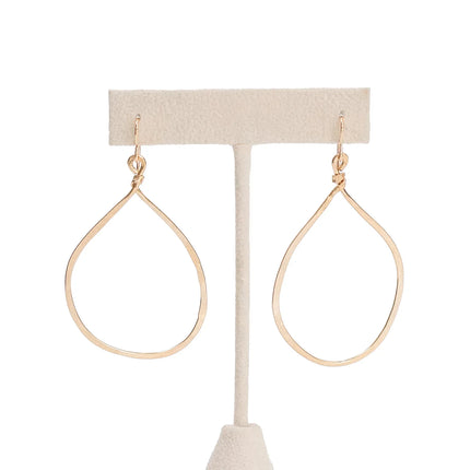 Hand-Forged Hammered Hoop Earrings