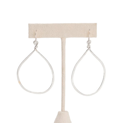 Hand-Forged Hammered Hoop Earrings