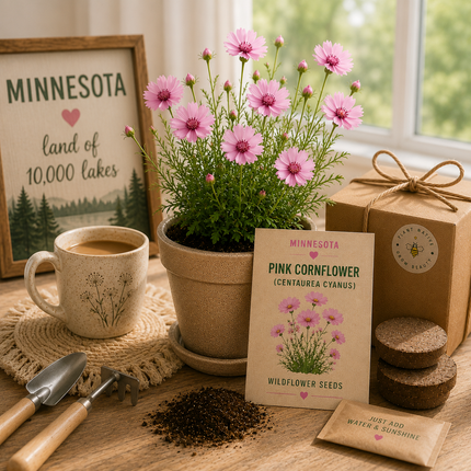 Minnesota Pink Cornflower Grow Kit