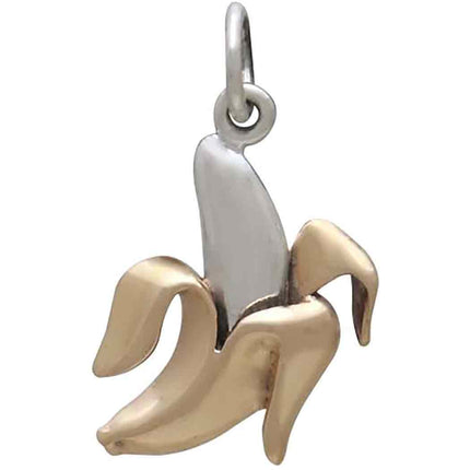 Sterling Silver Banana Necklace