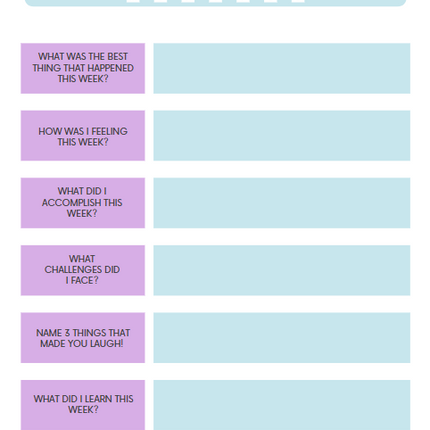 Kids Planner | 80-Page Printable & Editable Canva