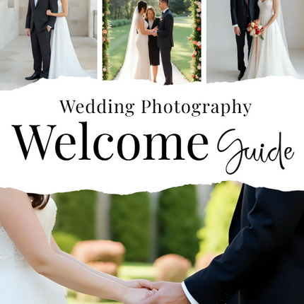 Editable Photographer Wedding Guide Template – 40+ Page Canva Magazine for Client Welcome & Info