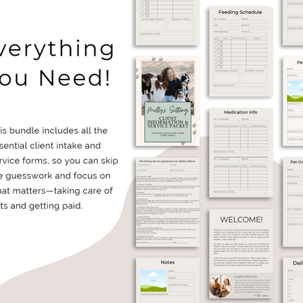 Ultimate Pet Sitting Bundle – Pro Version