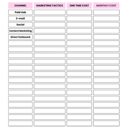 Editable Craft Business Planner – 45-Page Canva Template