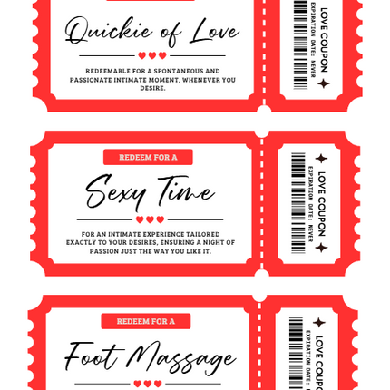 DIY Love Coupons – Editable Canva Template (Instant Digital Download)