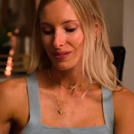 Shark Tooth Necklace, 18" Gold Filled Chain - As Seen on Netflix’s The Ultimatum