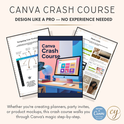Canva Crash Course – Free Beginner Guide + Video Tutorials
