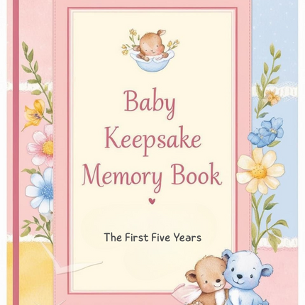Editable Baby Memory Book | Digital Baby Keepsake for First 5 Years