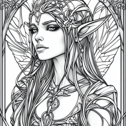 Garden Spirits: Stained Glass Fairies & Elves – Volume 2