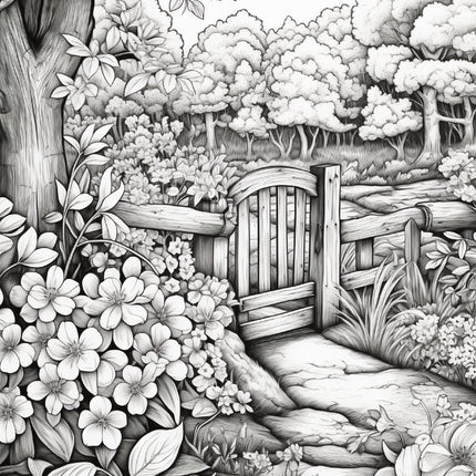 Secret Garden Coloring Collection – Volume One