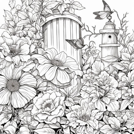 Secret Garden Coloring Collection – Volume Four
