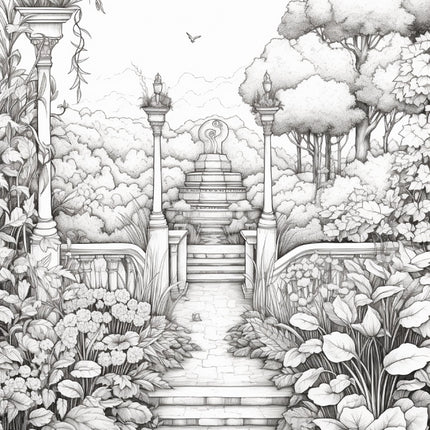 Secret Garden Coloring Collection – Volume Four