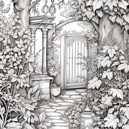 Secret Garden Coloring Collection – Volume Five