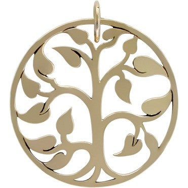 Tree of Life Necklace – Bronze Pendant on 18" Gold Filled Chain