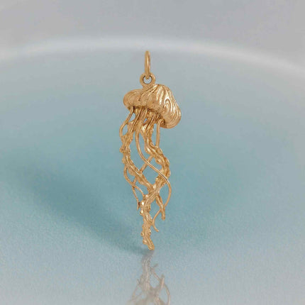Gold Jellyfish Necklace