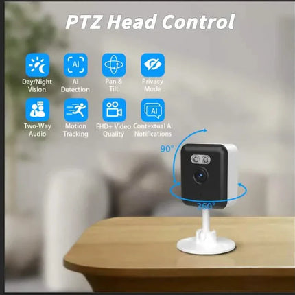 3MP Smart Home Security Camera – Night Vision, Two-Way Audio, Motion Detection, Alexa Compatible
