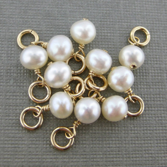 Add a Freshwater Pearl Charm – Gold Filled or Sterling Silver