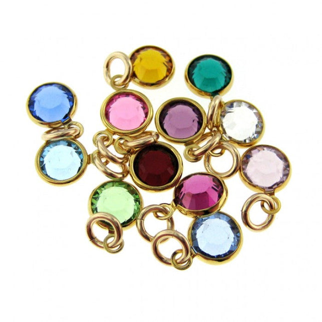 Add a Birthstone Charm – Swarovski Crystal Jewelry Add On
