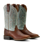Peanut/Worn Denim with Brown / 6