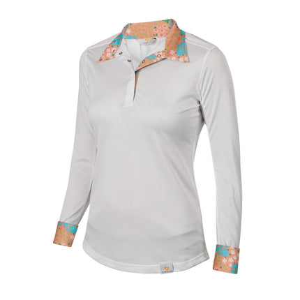 Aubrion Girl's Equestrian Style Long Sleeve Show Shirt