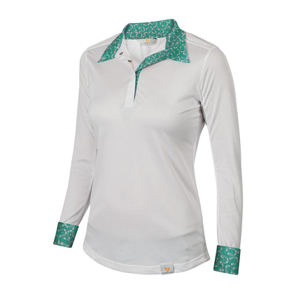 Aubrion Girl's Equestrian Style Long Sleeve Show Shirt