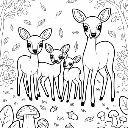 Autumn Landscapes Coloring Book – 150 Pages (Digital Download PDF)
