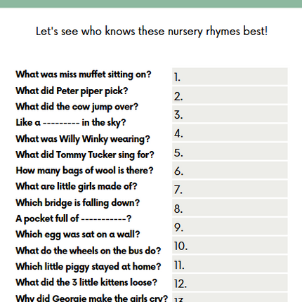50 Baby Shower Games Printable Bundle