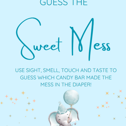 50 Baby Shower Games Printable Bundle – Little Elephant Theme