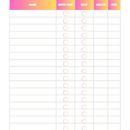 Birthday Party Planner | 30-Page Canva Template