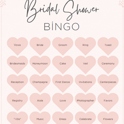 24 Printable & Editable Bridal Shower Games Bundle